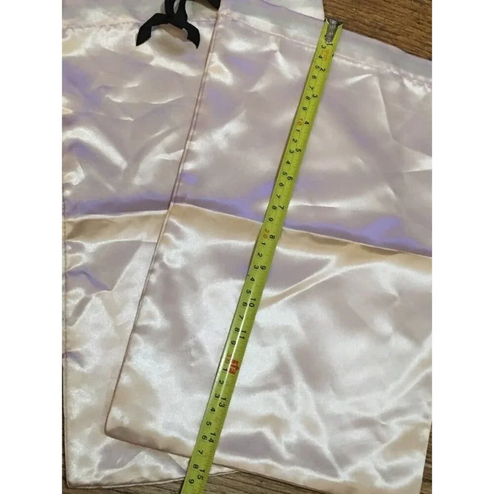 Mach & Mach Satin Pink dustbags 16” x 14” drawstring dust bags NEW